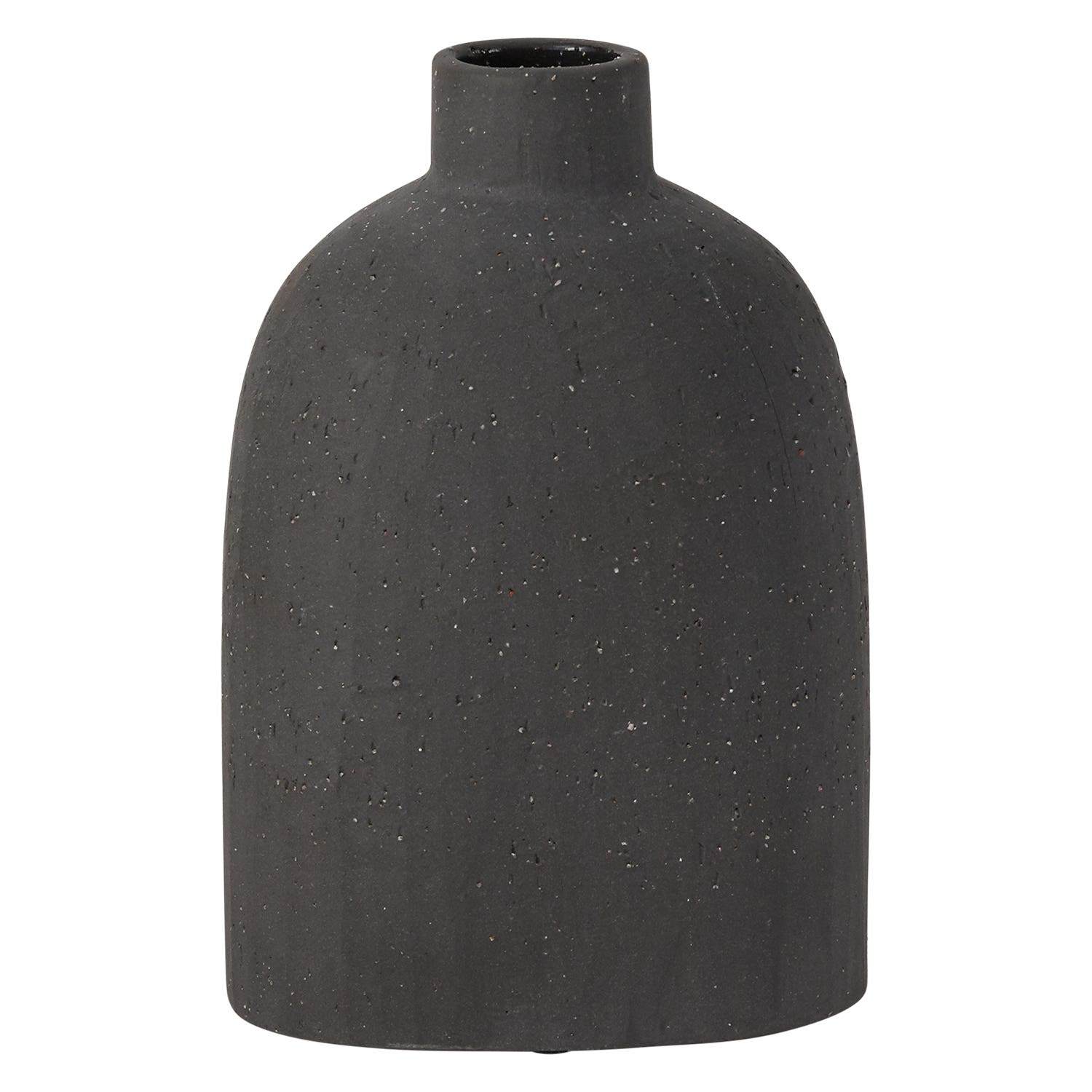 4 x 2.5 x 5.75 Karis Black Bud Vase