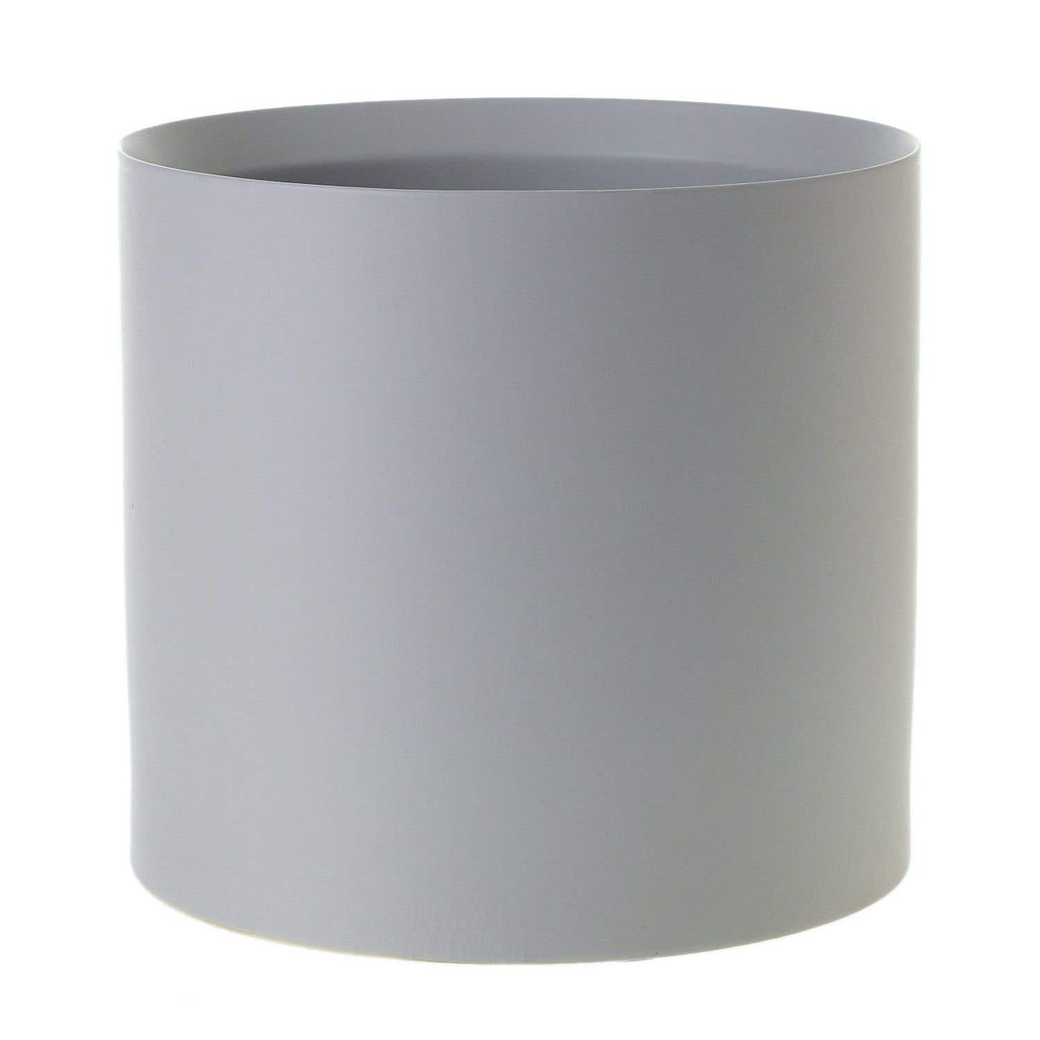 12 x 11.75 Kendall Gray Ceramic Pot