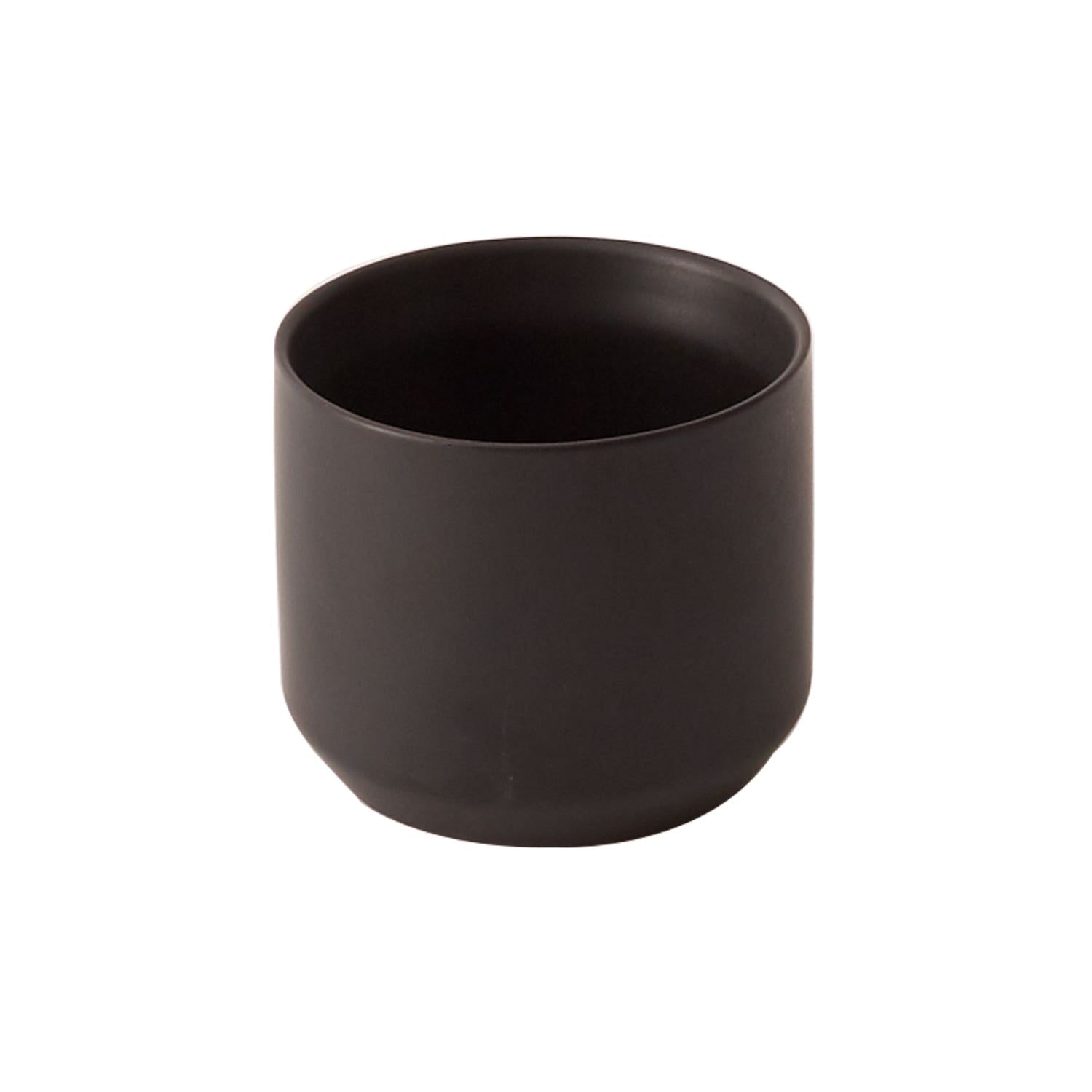 3.25 x 2.75 Kendall Black Ceramic Pot