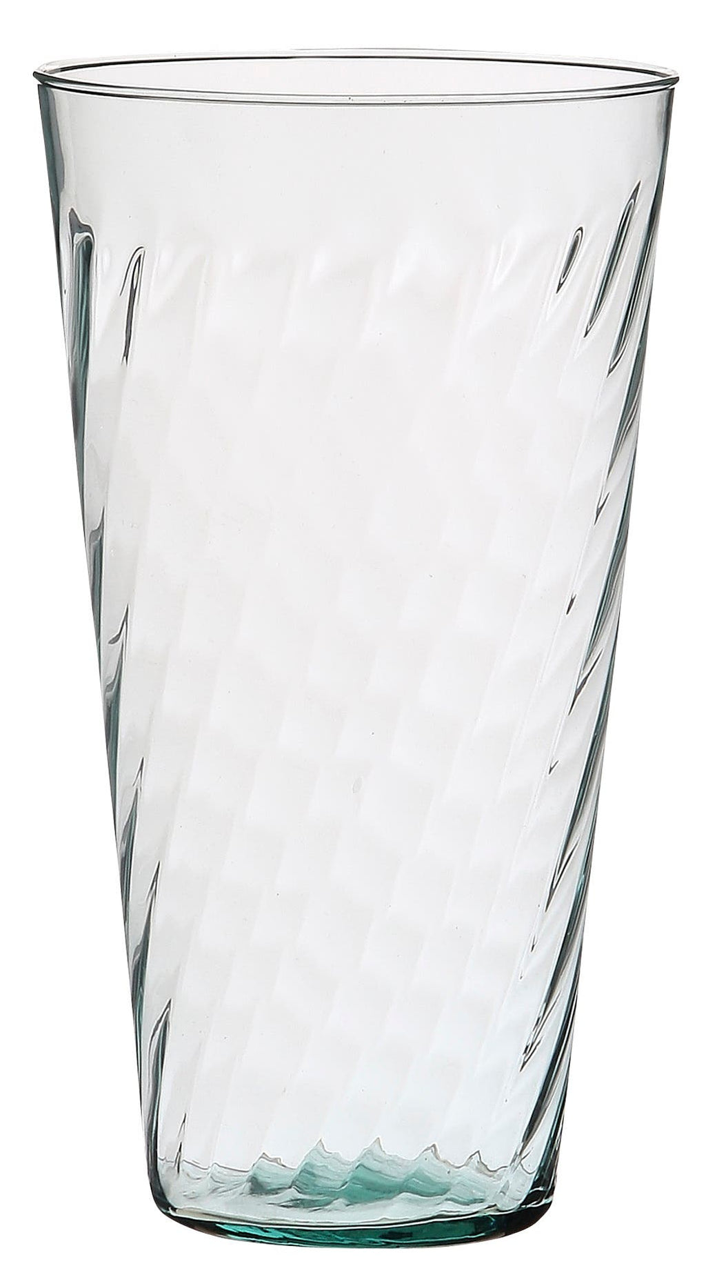 12 Conico Clear Glass Vases, 6-Case