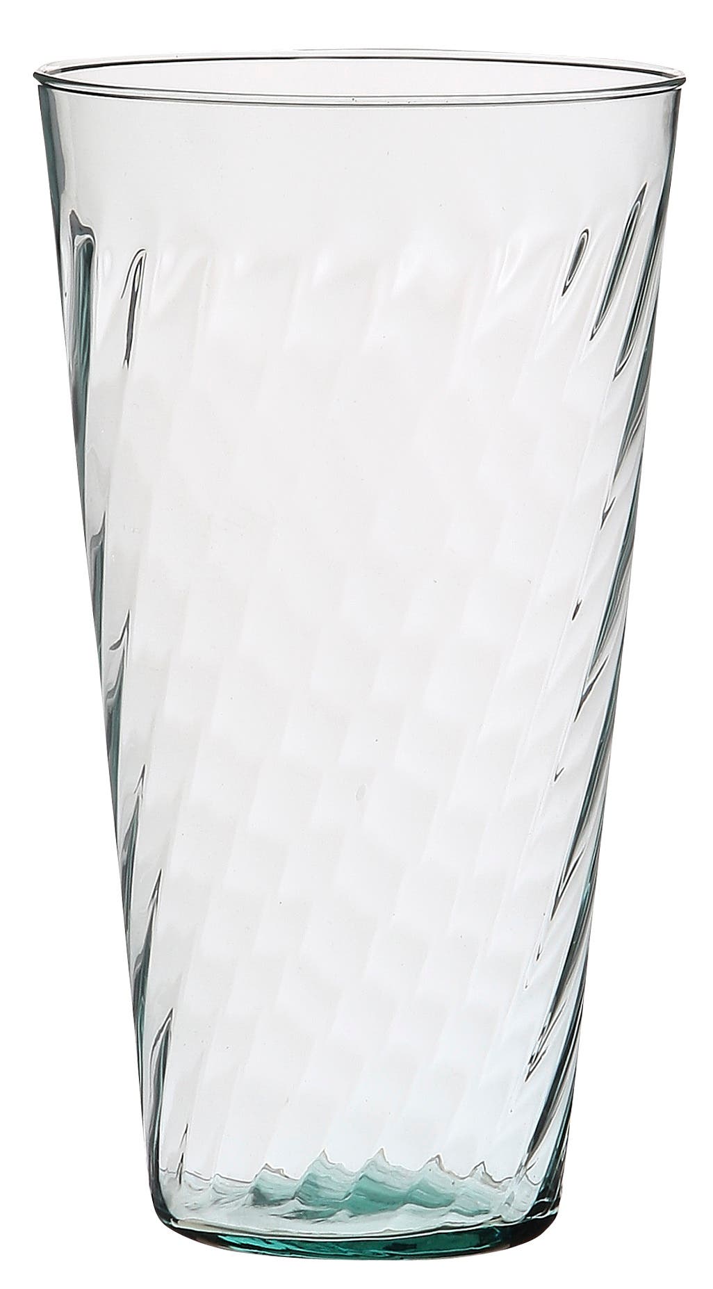 12 Conico Clear Glass Vases, 6-Case