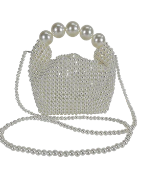 WOW Bubbly Bridal Purse - White