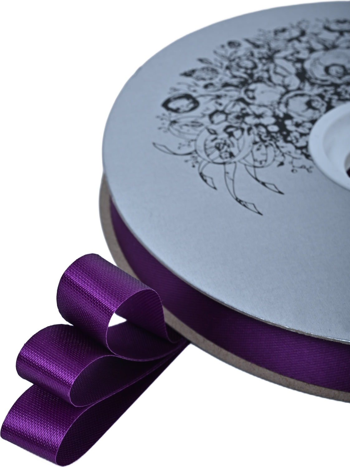 #3 Plum Satin Acetate, 100-Yards