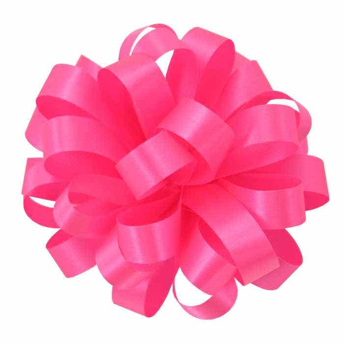 #9 Hot Raspberry Satin Ribbon, 100-Yards