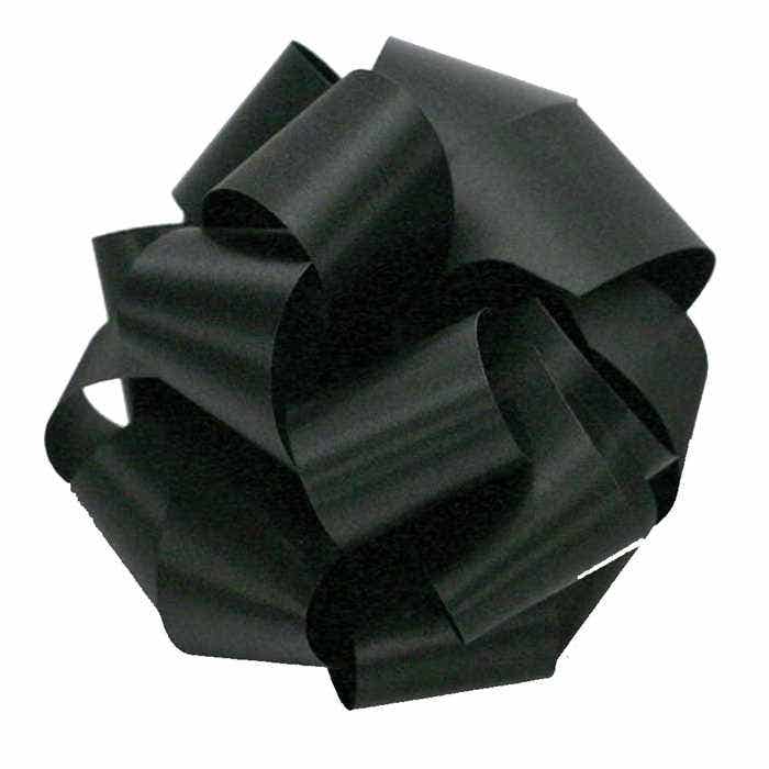 #9 Black Satin Ribbon, 100-Yards