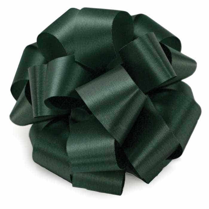 #40 Hunter Green Satin Ribbon, 50-Yards