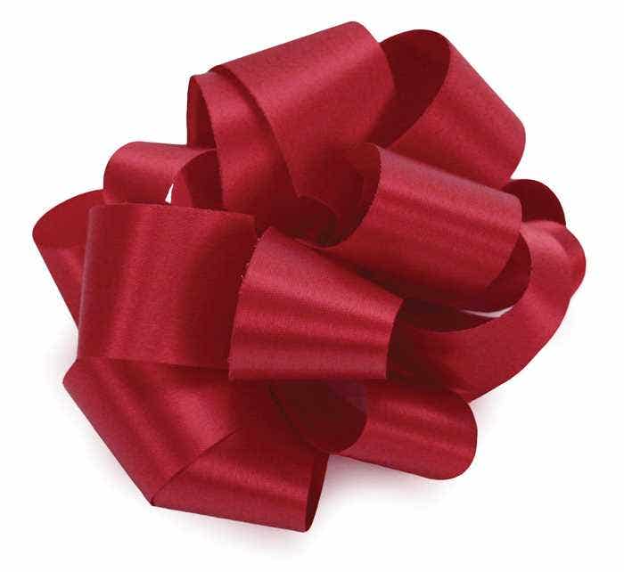 #9 Madame Red Satin Ribbon, 100-Yards