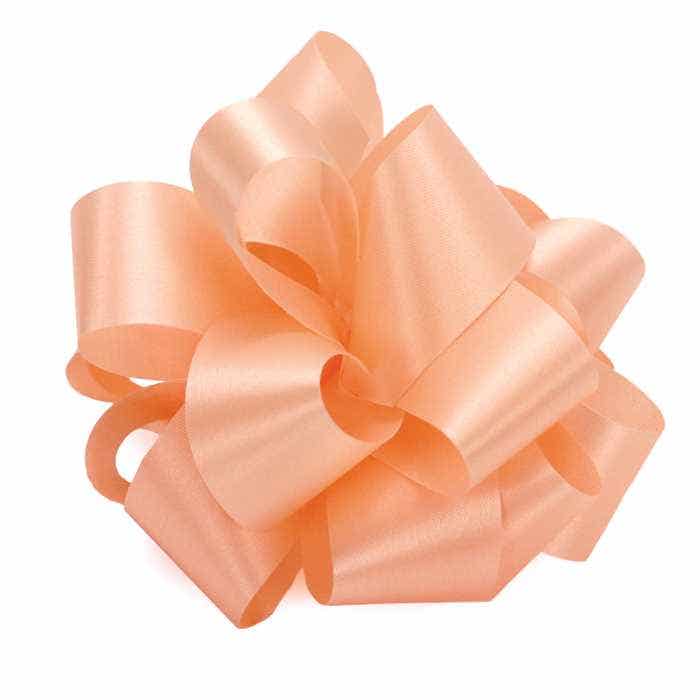 #3 Peach Satin Ribbon, 100-Yards