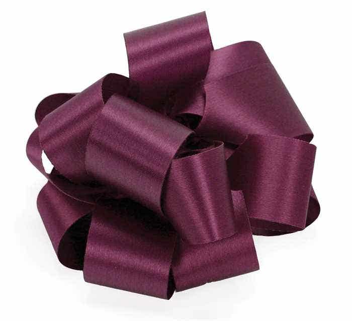 #9 Plum Satin Ribbon, 100-Yards