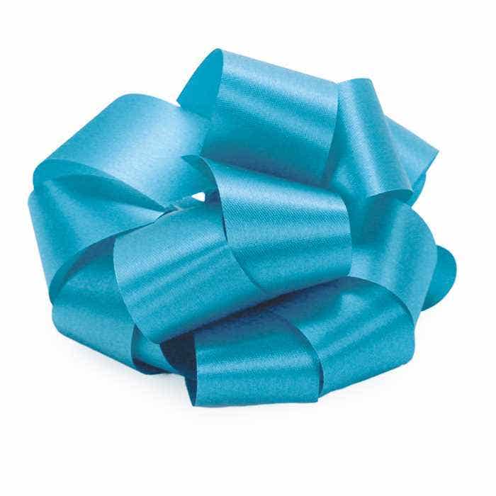 #40 Turquoise Satin Ribbon, 50-Yards