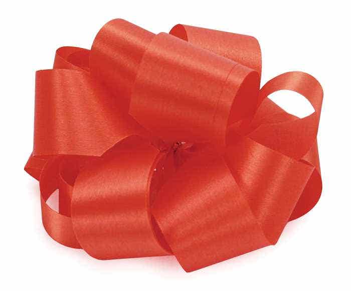 #3 Valeria Red Satin Ribbon, 100-Yards