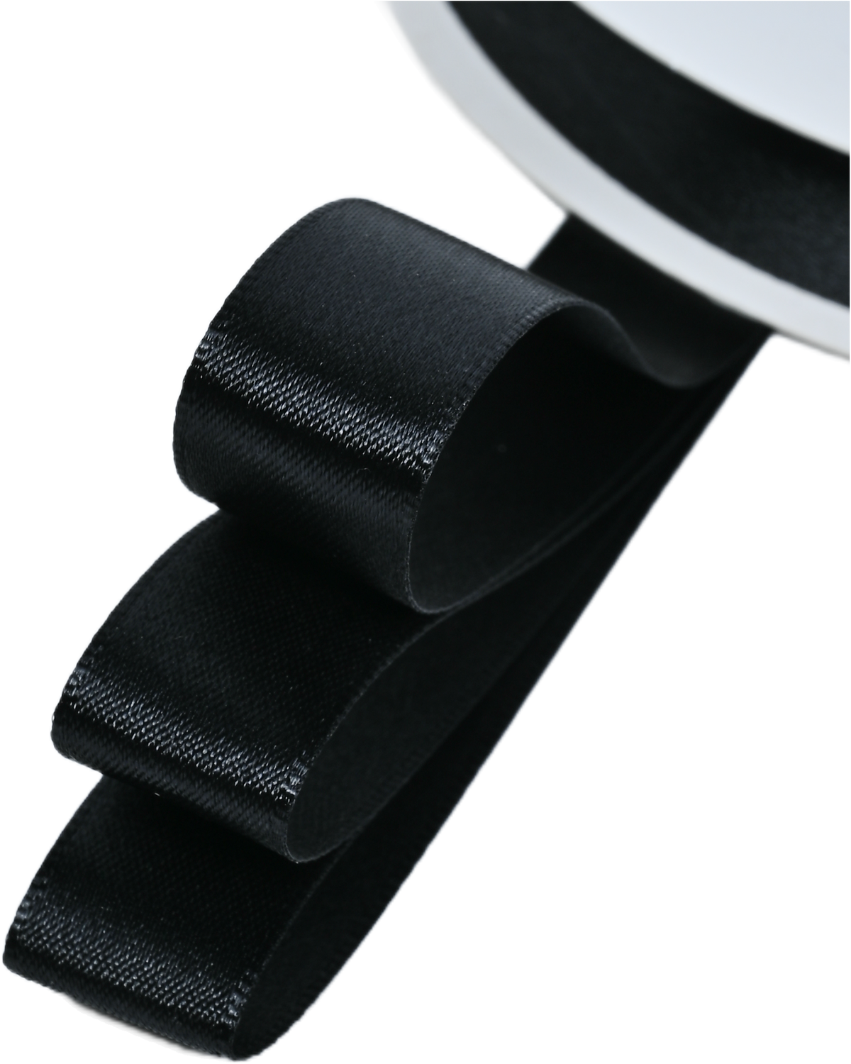 #3 Black Double-Face Satin, 50-Yards