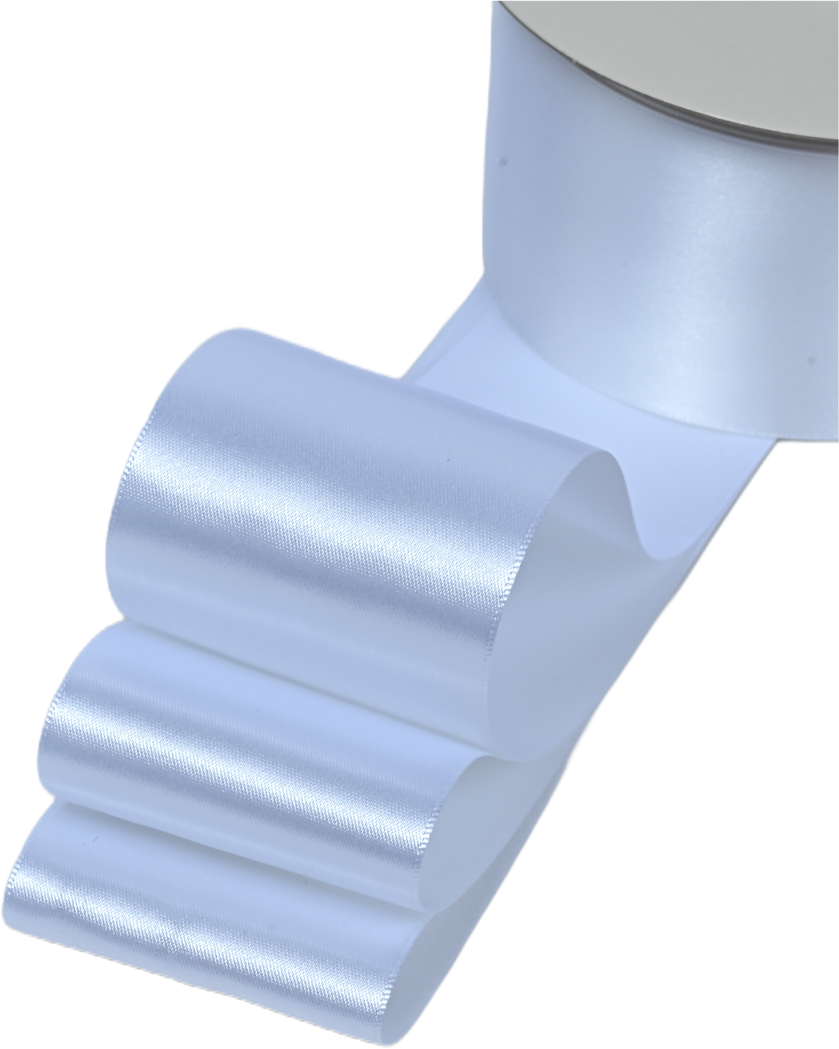#16 White Double-Face Satin, 50-Yards