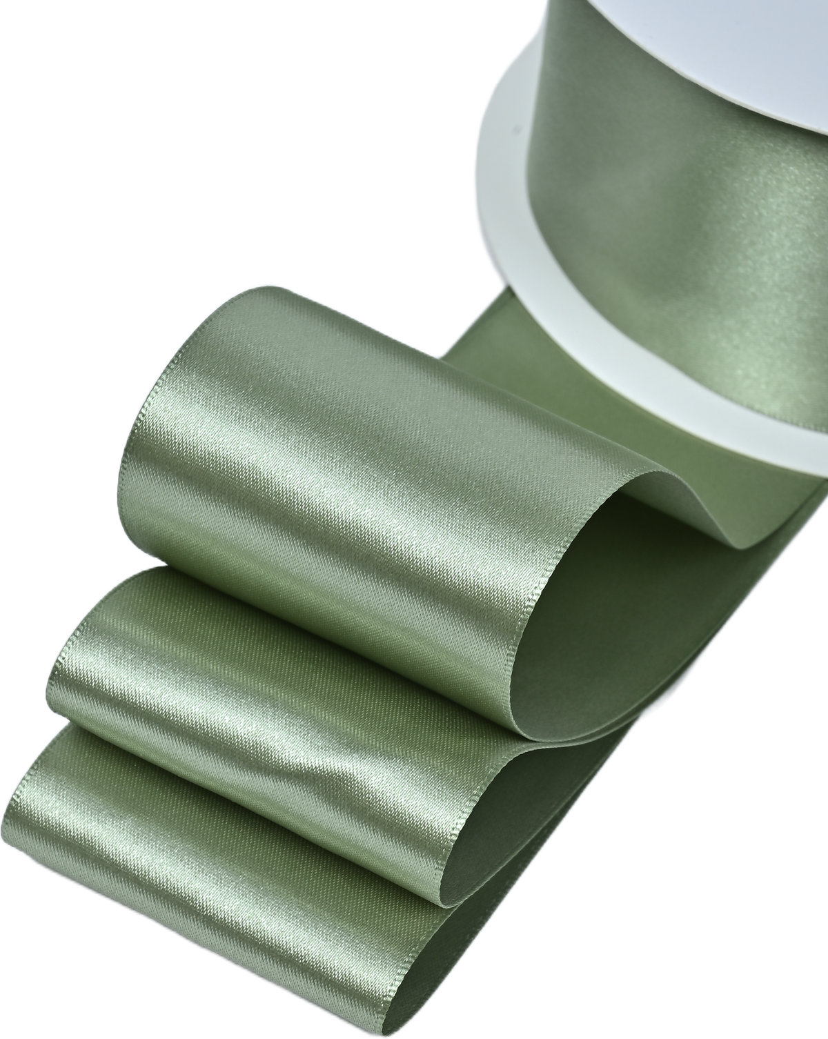 #16 Spring Moss Double-Face Satin, 50-Yards