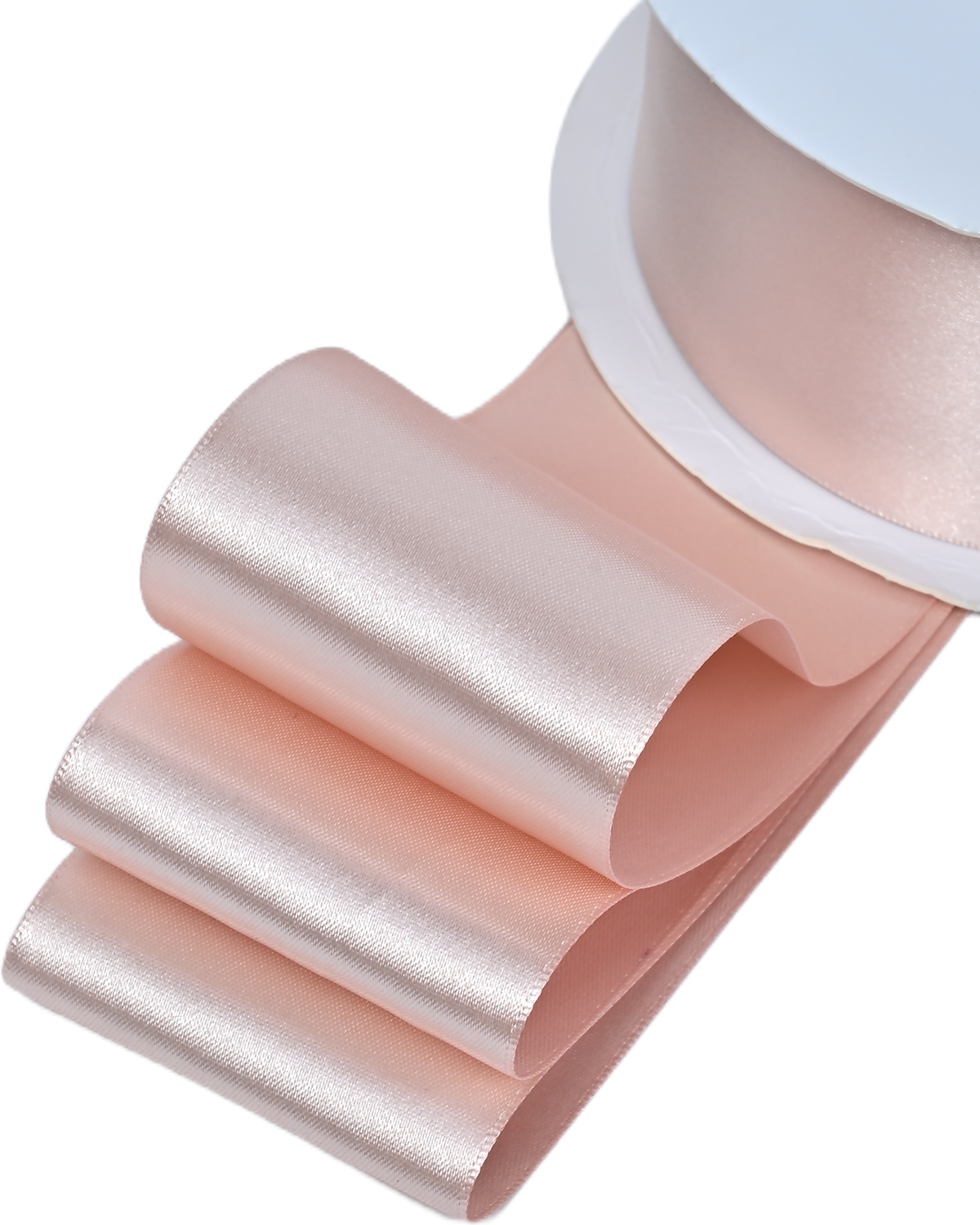 #16 Pale Peach Double-Face Satin, 50-Yards