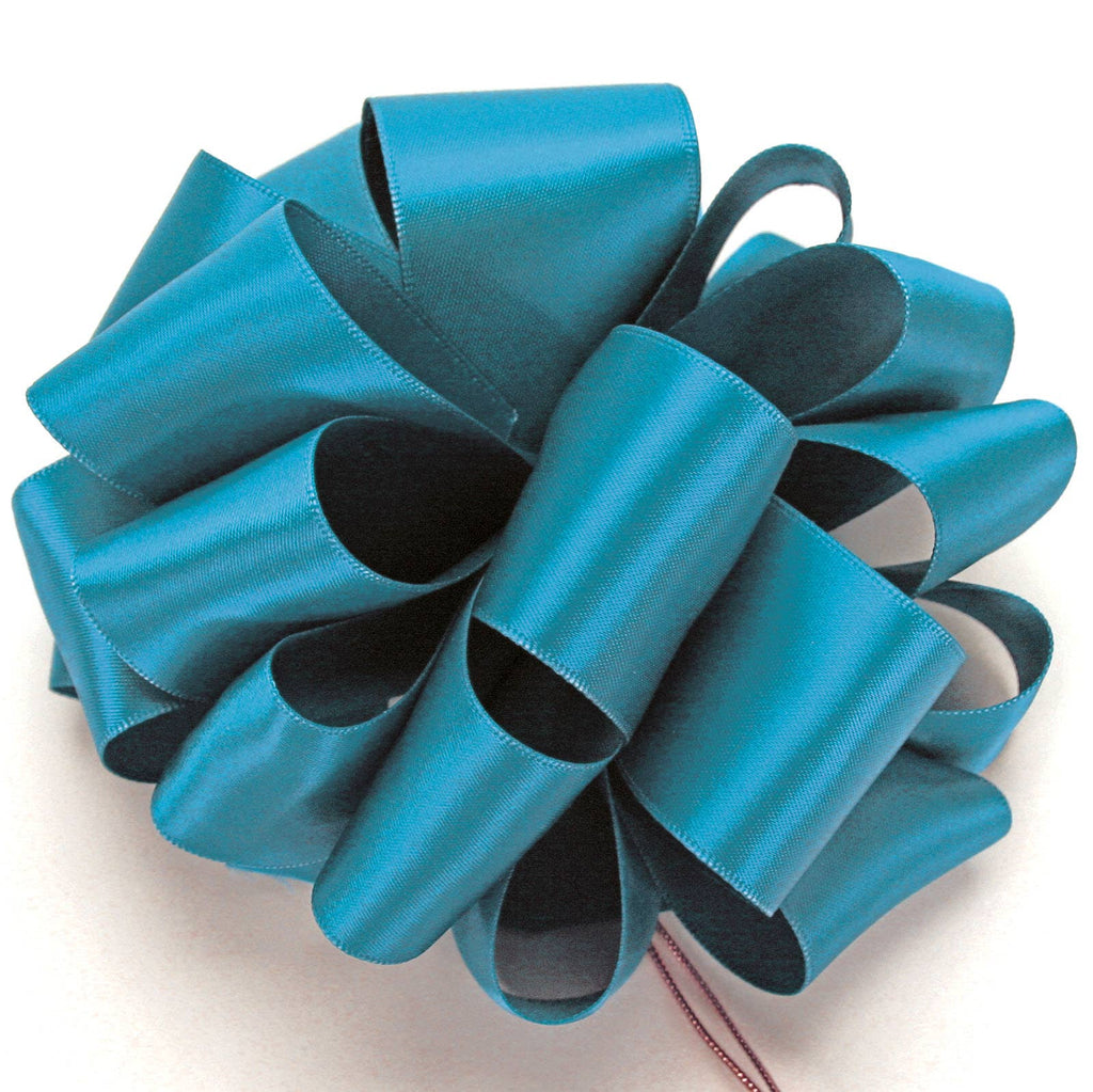 #9 Teal Double Face Satin Ribbon 50-Yard