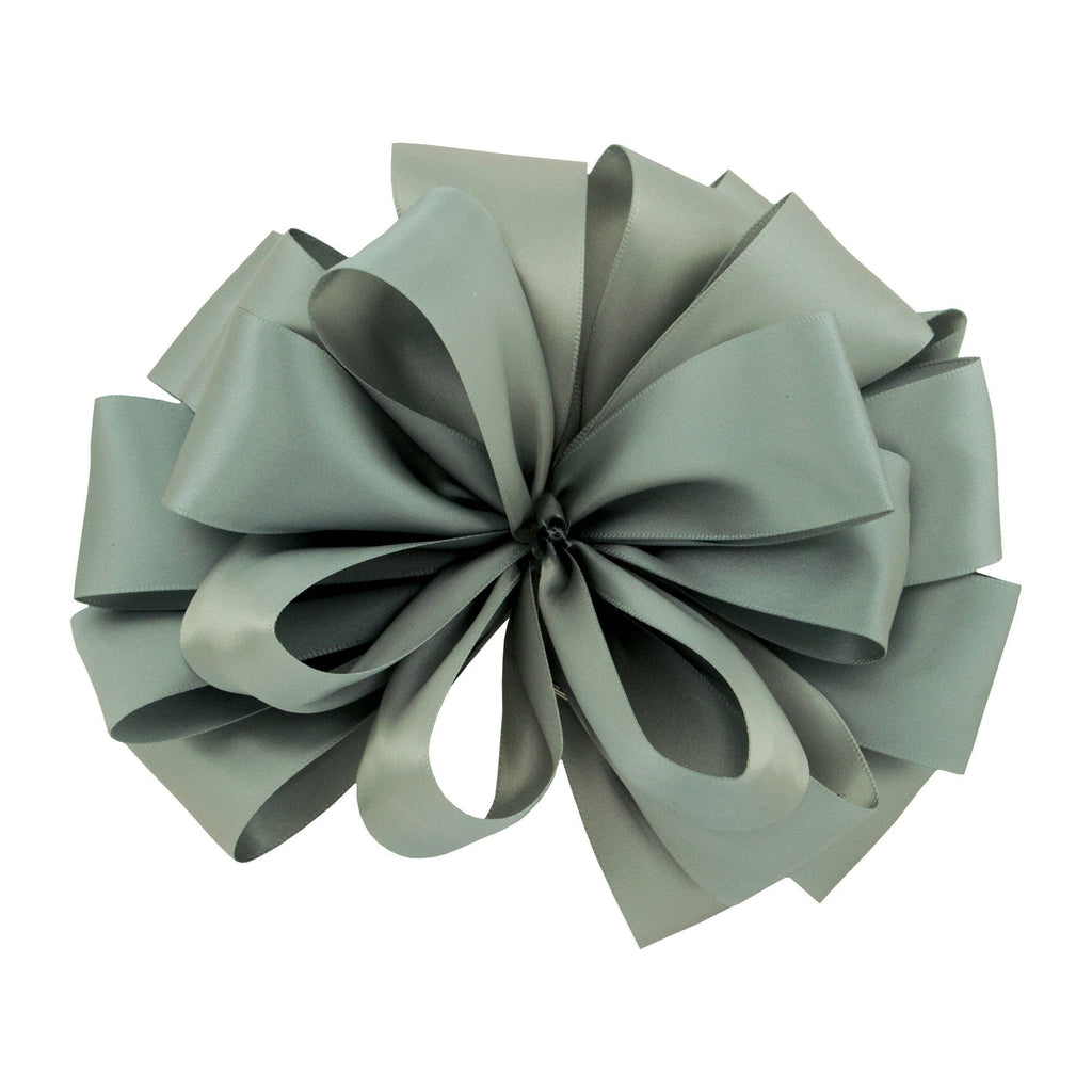 #9 Gray Double Face Satin Ribbon, 50-Yds