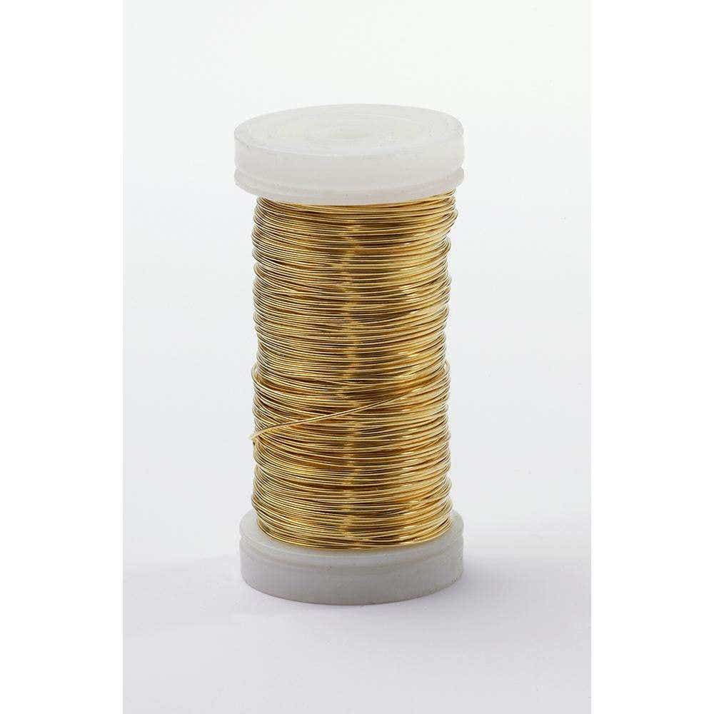 164' Gold 24 Gauge Metallic Wire
