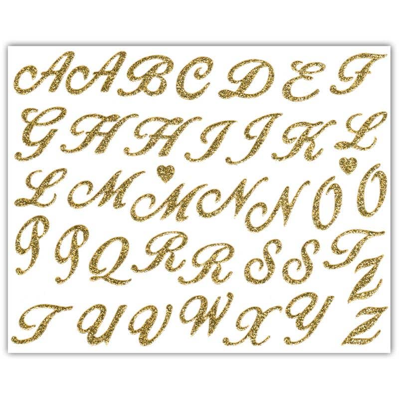 1.5 Peel Off Petite Upper Case Letters