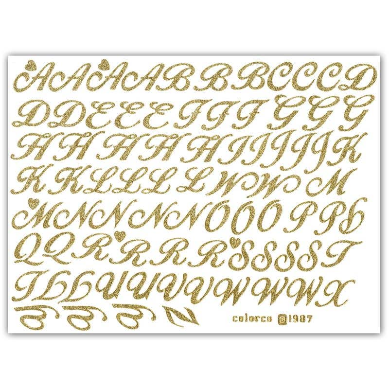 1.5 Peel Off Upper Case A-Z Letters