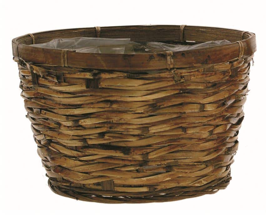 9 Round Bamboo Bulb Basket