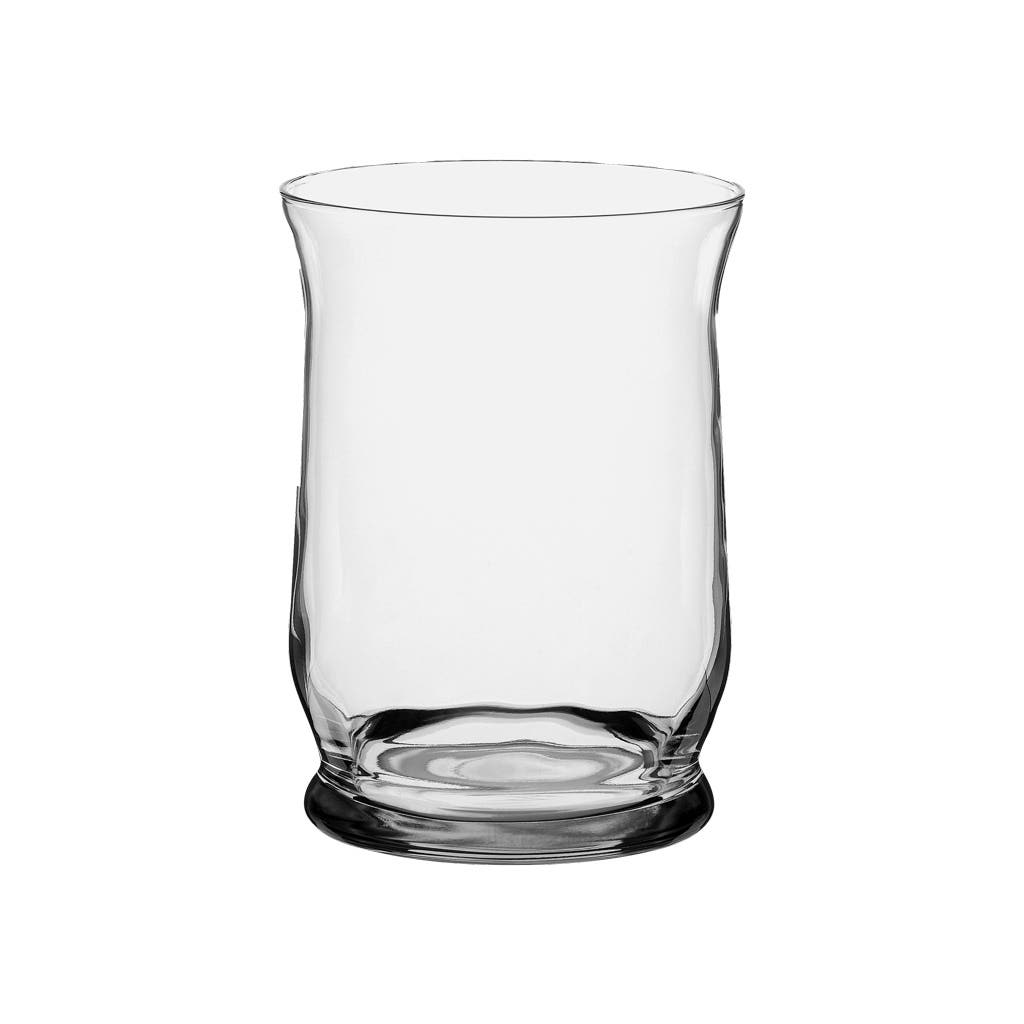 8 Clear Hurricane Vases, 4-Case