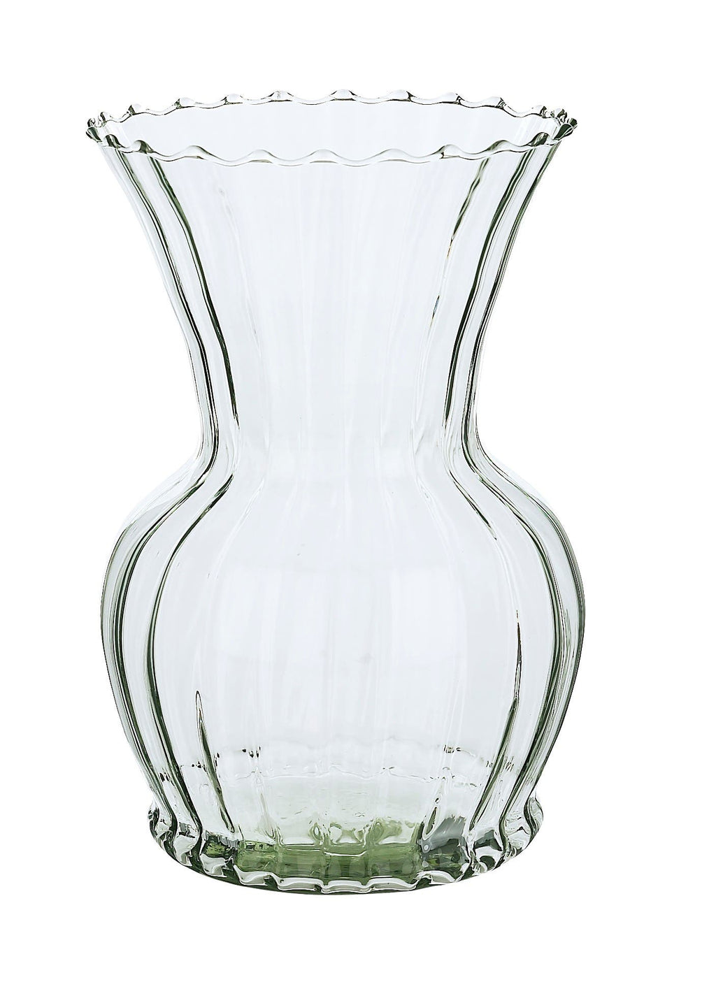 9 Rio Clear Glass Vases, 6-Case