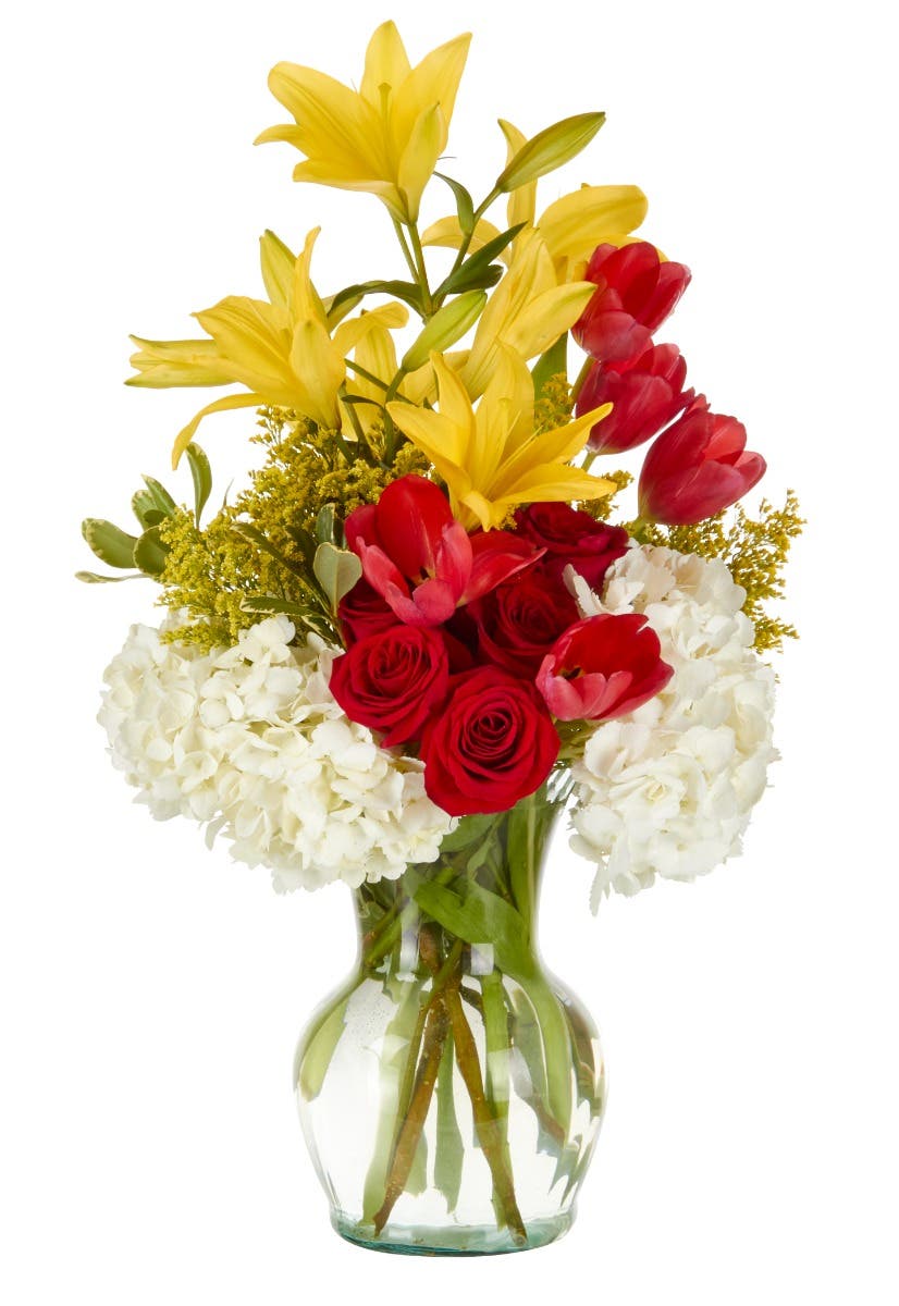 9 Rio Clear Glass Vases, 6-Case