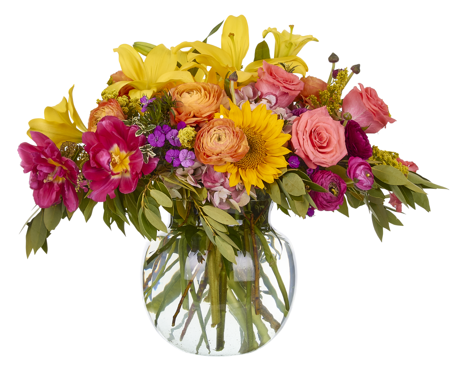 9.25 Rio Clear Glass Vases, 6-Case