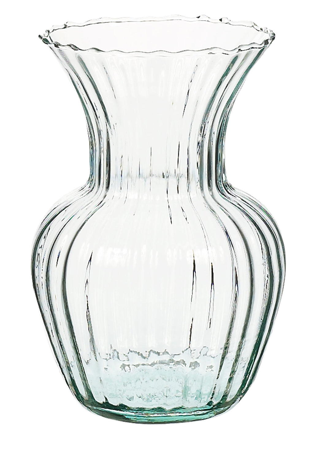 6.75 Flared Clear Glass Vases, 24-Case