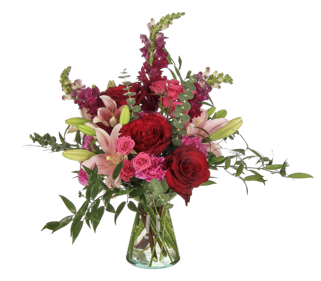 7.75 Lisbon Clear Glass Vases, 12-Case