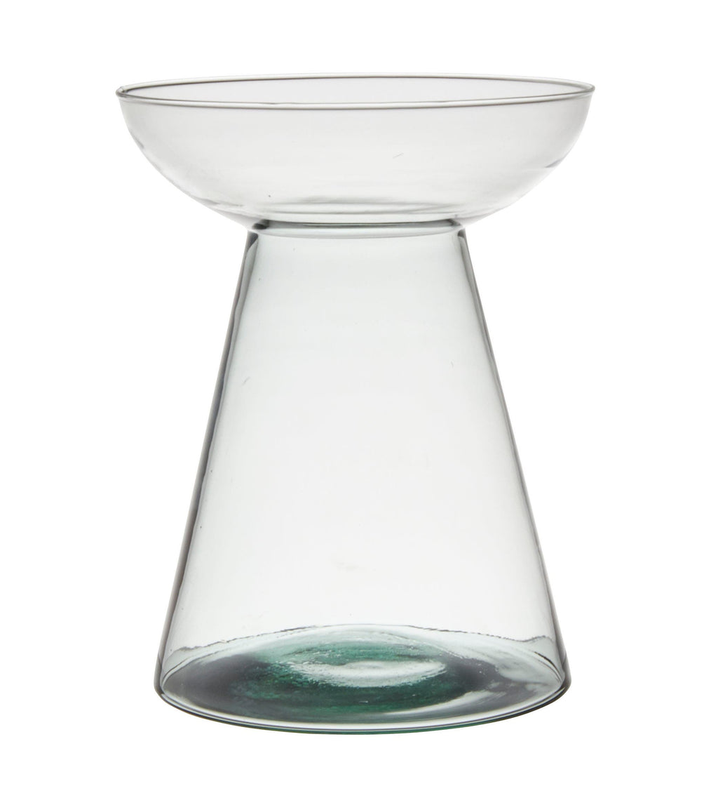 6.75 Clear Glass Flared Vases, 12-Case