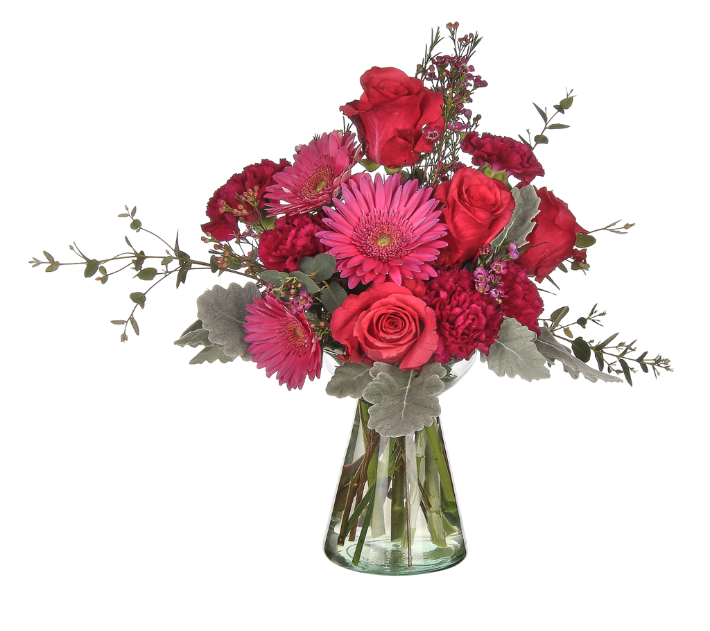 6.75 Clear Glass Flared Vases, 12-Case