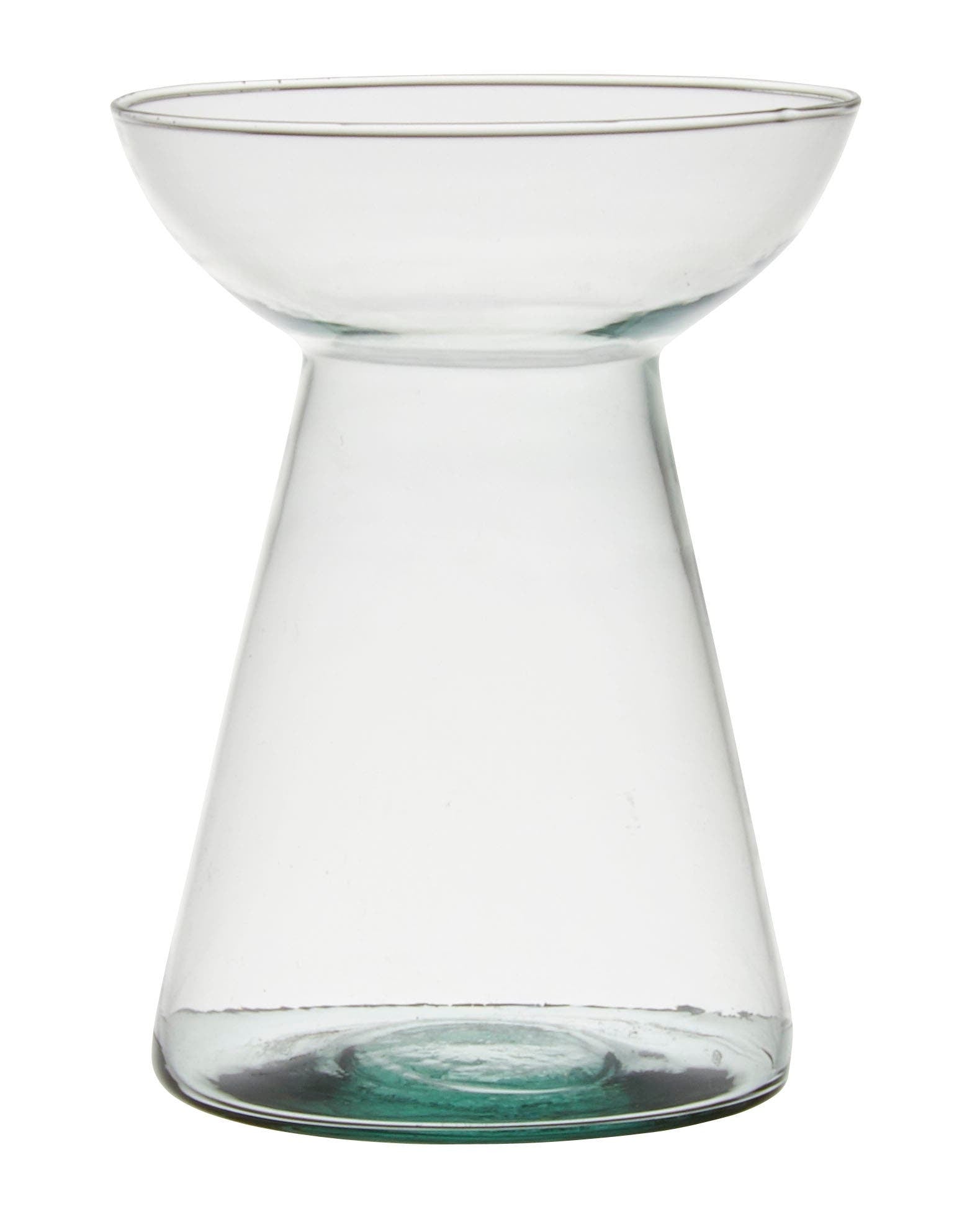 9.125 Flare Clear Glass Vases, 6-Case