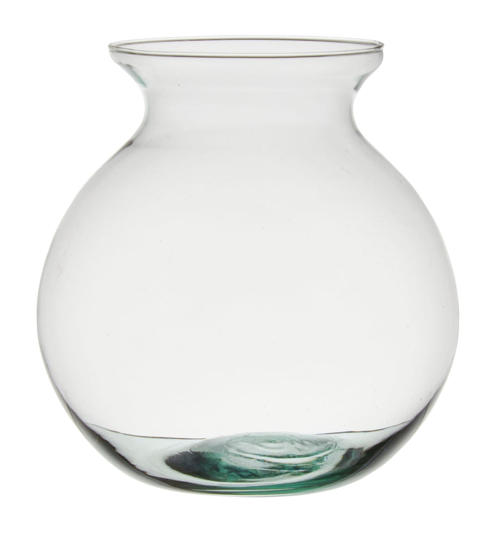 8.25 Luna Clear Glass Vases, 6-Case