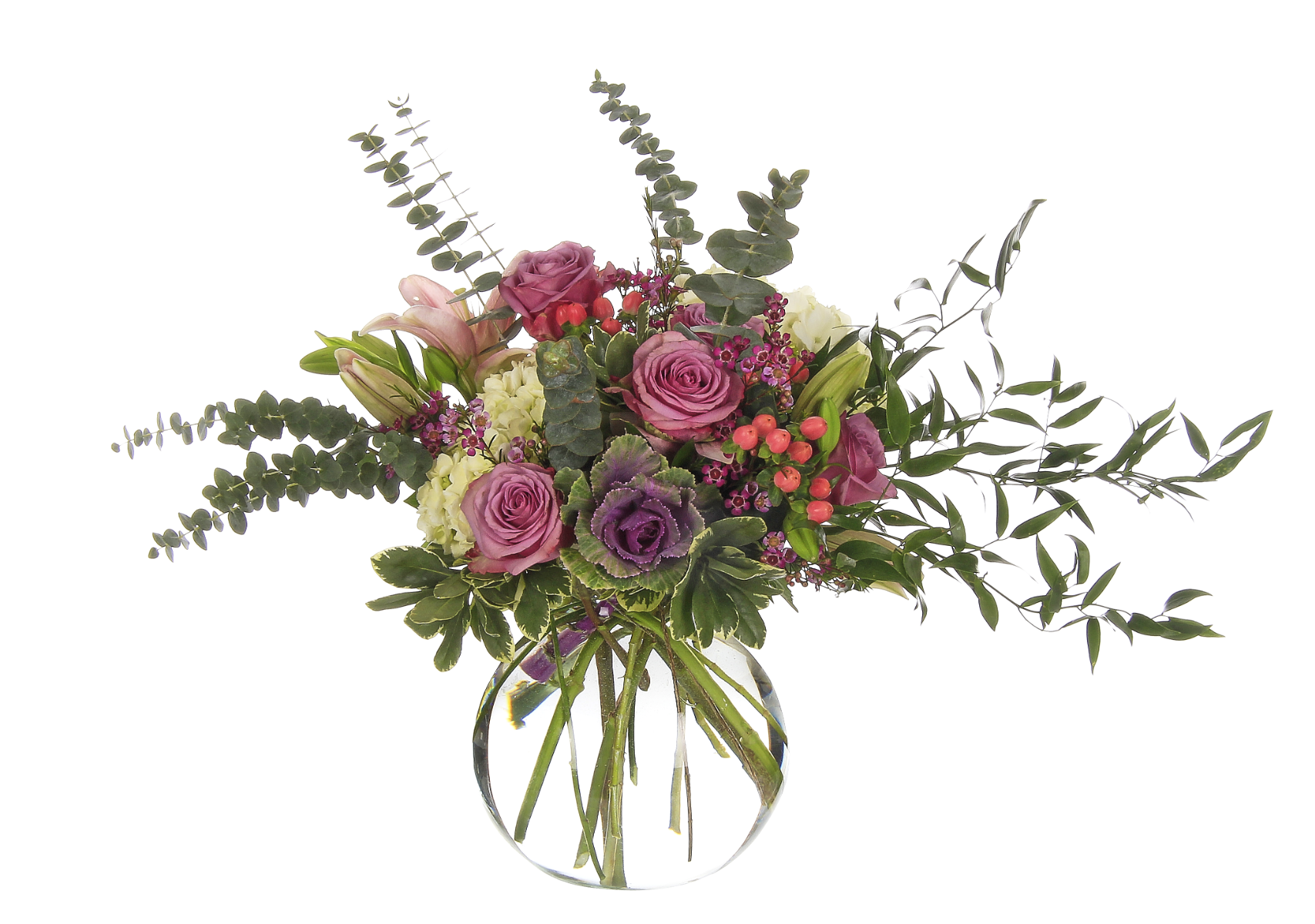 8.25 Luna Clear Glass Vases, 6-Case