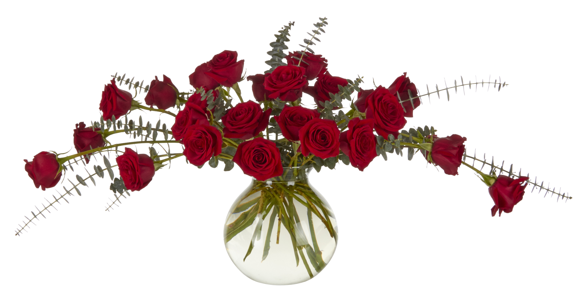 8.25 Luna Clear Glass Vases, 6-Case