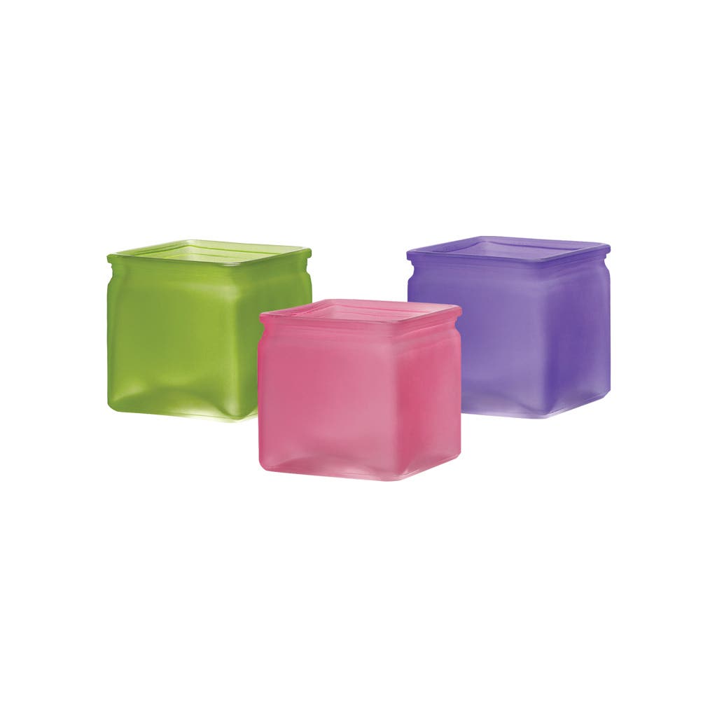 5 Assorted Square Vases, 12-Case