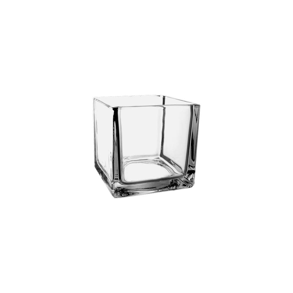 5 Square Clear Cubes, 6-Case