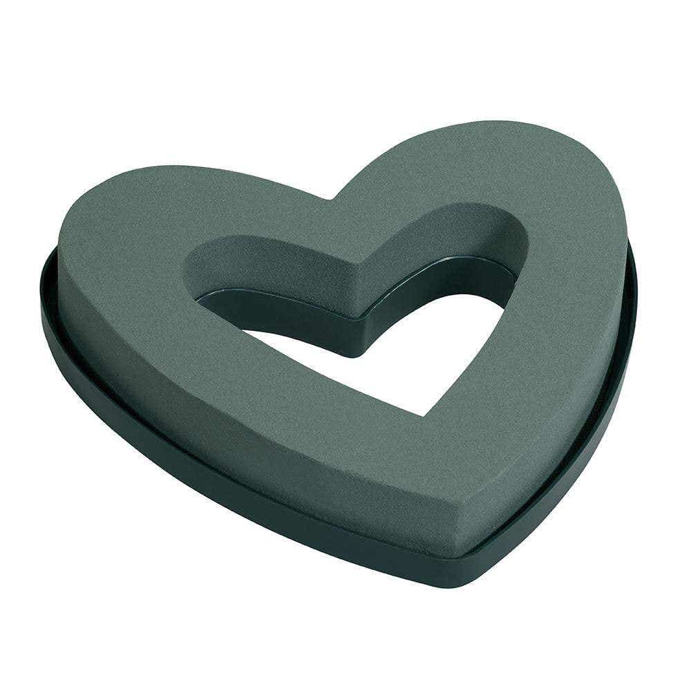 9 Open Mini Heart Floral Foam, 2-Pack