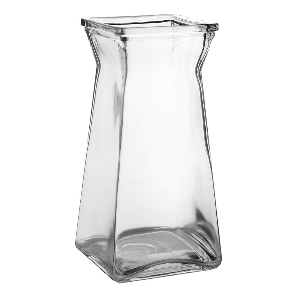 8.25 Square Crystal Vases, 12-Case