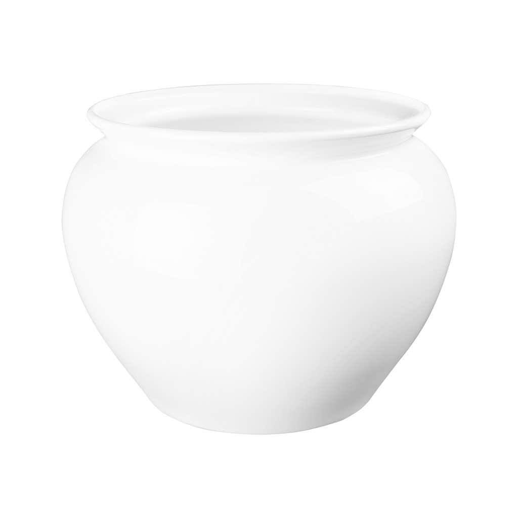 5.25 White Jardiniere Pot