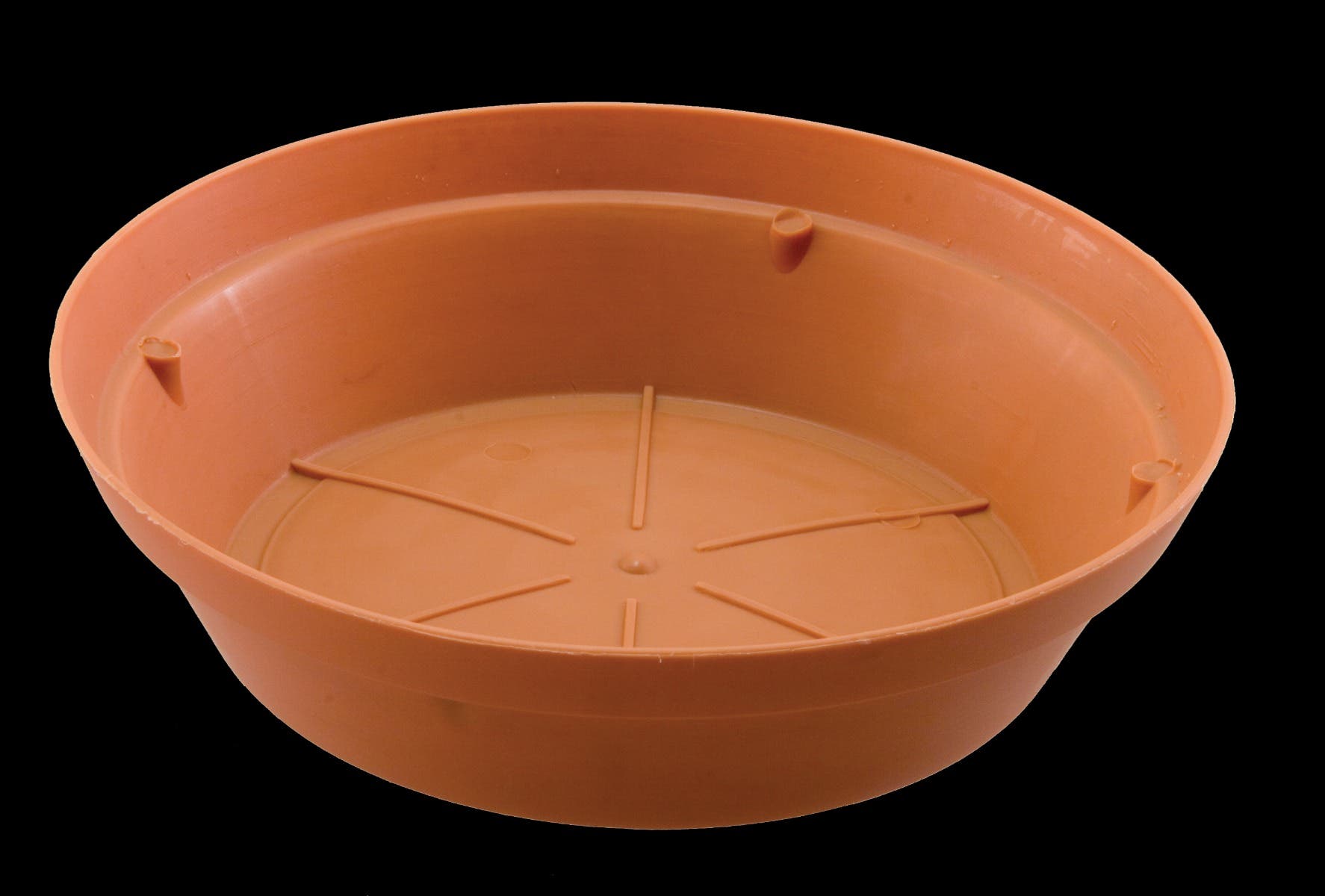 11.75 Round Clay Plastic Saucer