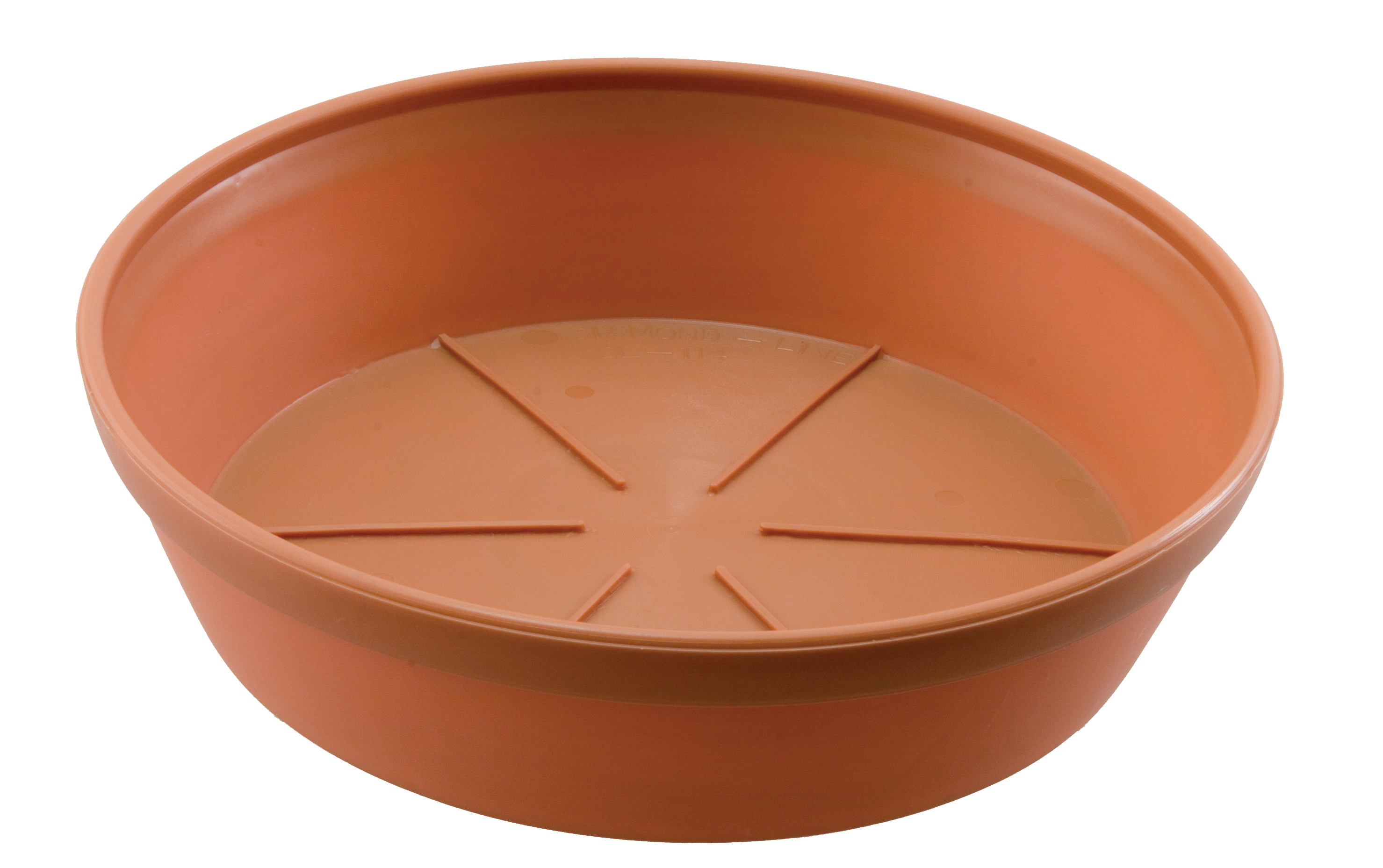 15 Round Clay Plastic Saucer