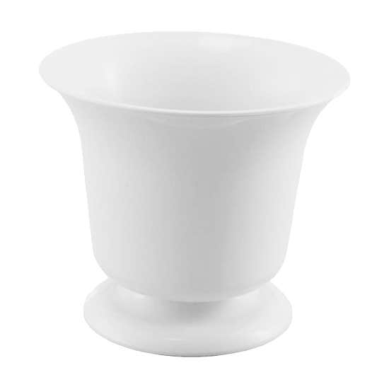 9 White Plastic Revere Urn