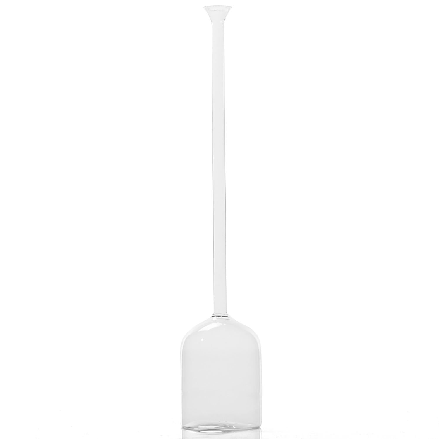 4.25x21.5 Guru Glass Clear Bud Vases, 6