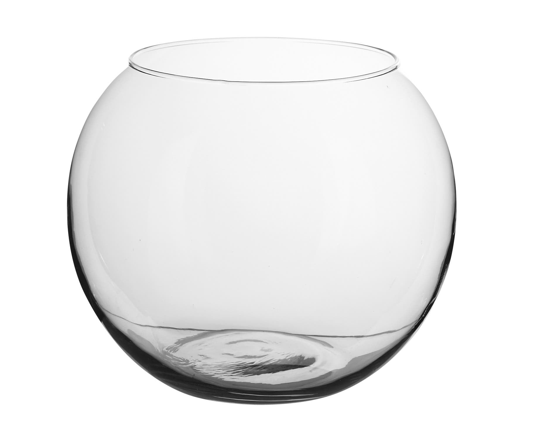 10 Clear Glass Bubble Bowls, 2-Case