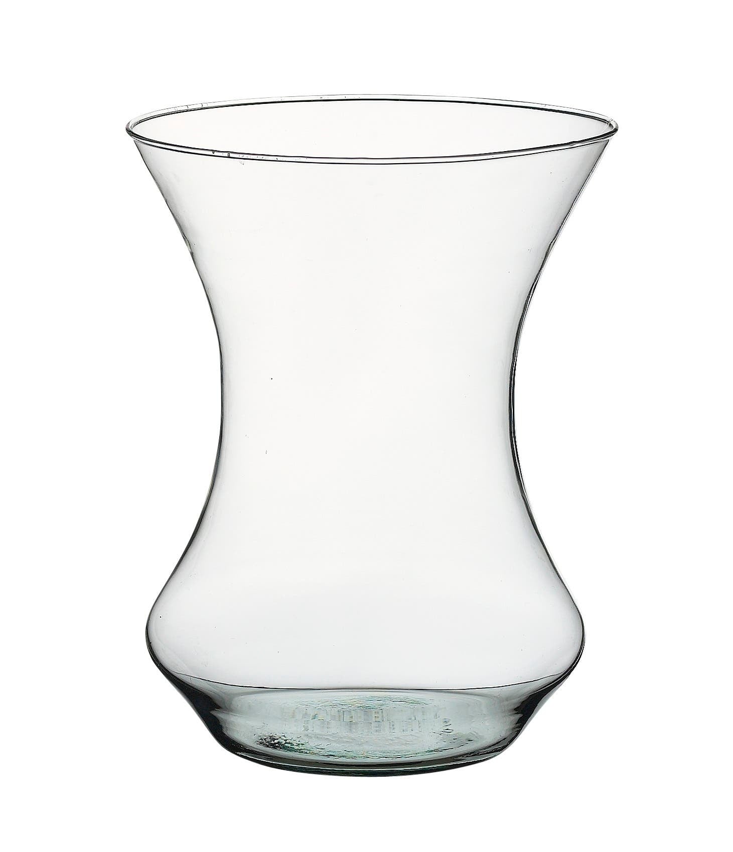 9.5 Party Clear Glass Vases, 12-Case