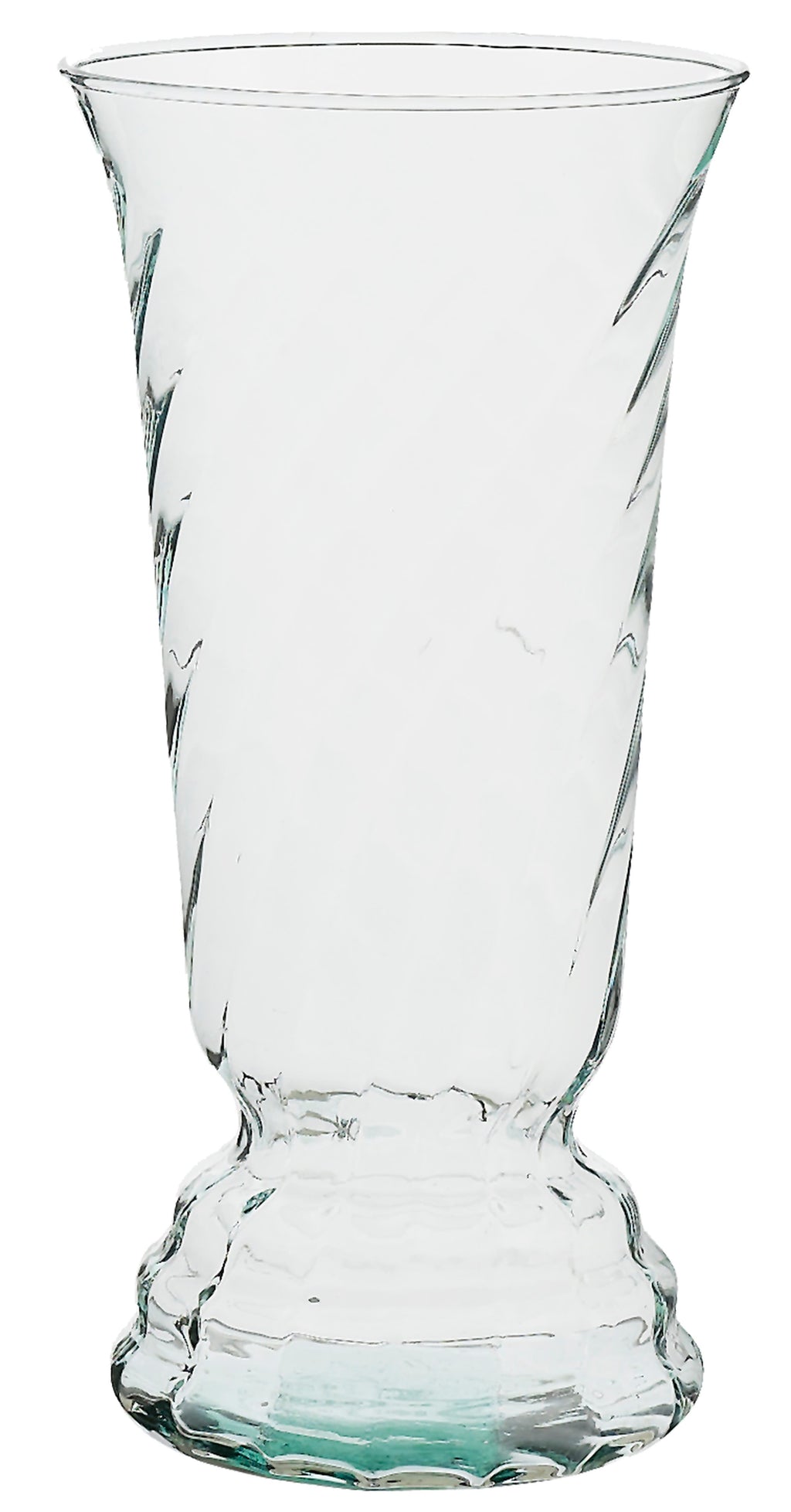 10 Clear Glass Grecian Vase