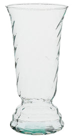 10 Clear Glass Grecian Vase